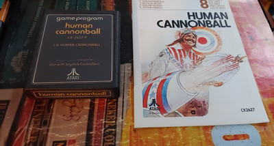 Human Cannonball ATARI VCS 2600 (1982) (Modul & Manual) 8-bit classic