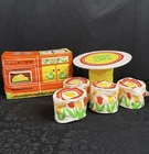 VTG 70’s Barbie Doll Kitchen Puff N Play Blow Up Inflatable Zee Toys 6 Pc Taiwan