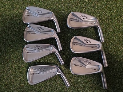 JAPAN CALLAWAY X FORGED STAR IRON SET 4-PW HEADS ONLY 355 TAPER