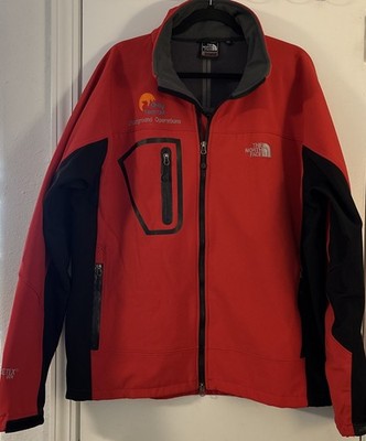 The North Face Summit Series Softshell Jacket Mens XXL Red Black *read