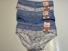 NWT 3 Warner s No Pinching, No Problems Hipster Microfiber Panties 5609J S 5