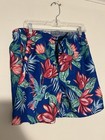 Spicy Tuna Mens Blue Floral Swim Trunks Size XL Swim Suit Extra Large — photo 2