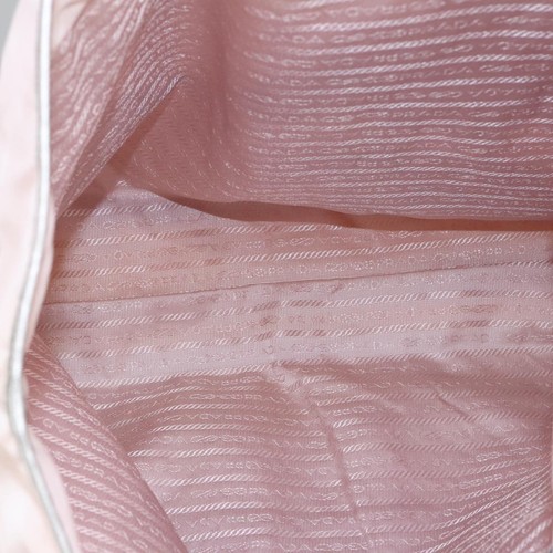 PRADA Tote Bag Nylon Pink Silver Auth bs19866 - Picture 11 of 21