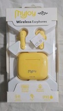 Myjoy Wireless Bluetooth Earbuds With Charging Case Yellow