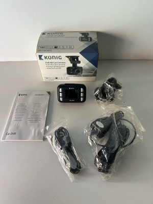 König Full HD Dash Cam Car Camera 1080P DVR SAS-CARCAM10 Boxed New