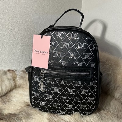 NWT Juicy Couture Crystal Crush Medium Backpack - Liquorice 