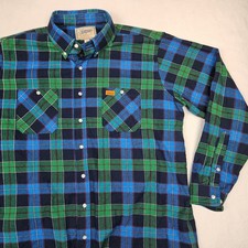 Scotsman Shirt Mens XXL Plaid Fannel Cotton Heritage USA Made Limited