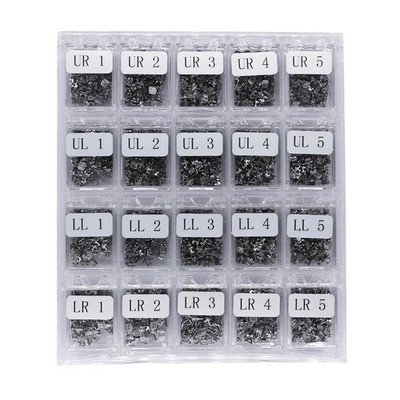 100Sets Orthodontics Dental Weldable Brackets MBT 022 Braces On 345 Hooks