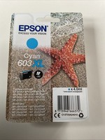 Epson Druckerpatrone 603XL Original Cyan C13T03A24010,Neu In UngeöFfneter Ovp