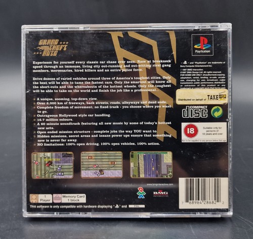Grand Theft Auto GTA Limited Edition - Sony Playstation 1 PS1 - Complet CIB PAL - Foto 2 di 10