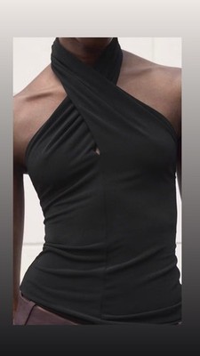 GEKREUZTES NECKHOLDER-TOP Mango