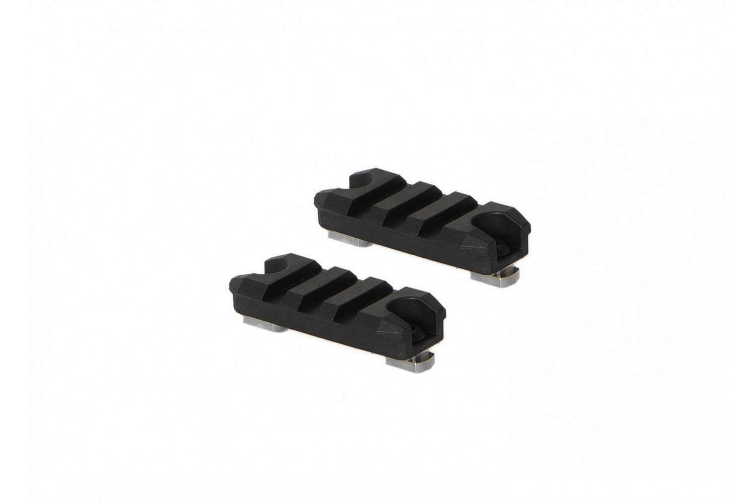 Ares Amoeba 2.0"" M-Lok Key Rail System 2pcs ABS Airsoft Black Scope Torch