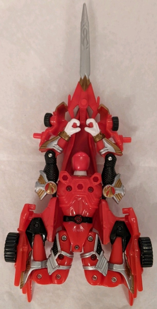 Bandai Power Rangers Ninja Storm Red Wind Turbo Tri-Battlized | eBay