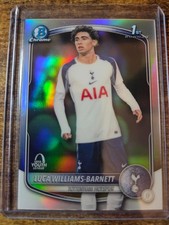 2025-26 Topps Chrome UEFA Luca Williams-Barnett 1st Bowman Chrome Refractor