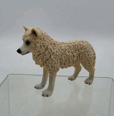 Schleich Arctic Wolf Adult Figure Wildlife 2014 White Wolves 14742 Retired