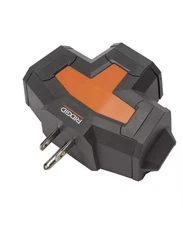 RIDGID 36005 3-Outlet Power Hub Adapter 15-Amp 120-Volt 1800 Maximum Watts (020)