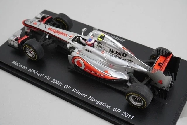 1:43 Spark S3029 McLaren MP4-26 200th GP Hungarian GP 2011 #4 model car - Image 2 of 4