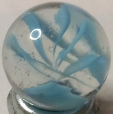 Vintage Vitro Agate 8 Finger Caged Cat s Eye Marble .60 MINT 925.087