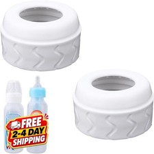 2pcs Replacement Bottle Nipple Ring Collars, Compatible with Dr. Brown's Narrow