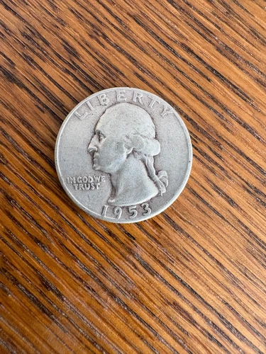 1953 silver quarter no mint mark
