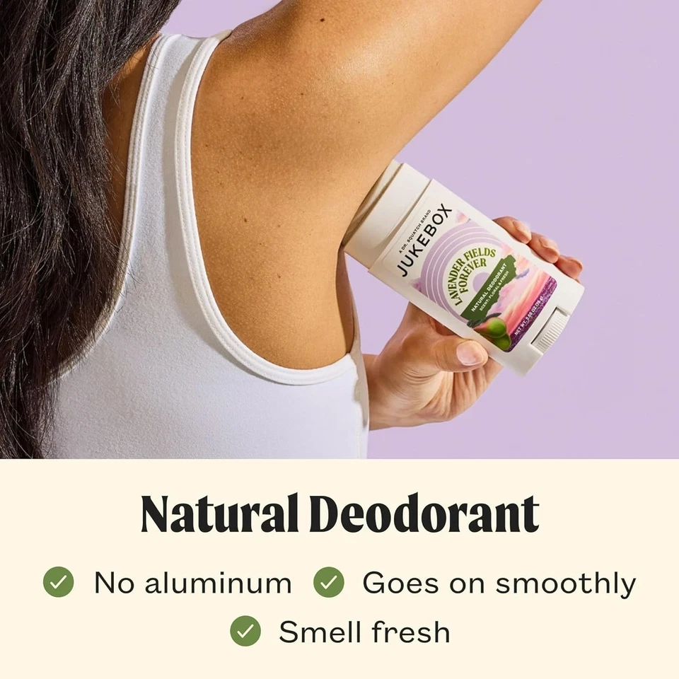JUKEBOX Natural Deodorant Aluminum Free for Women Lavender Fields Forever - Image 3 of 4