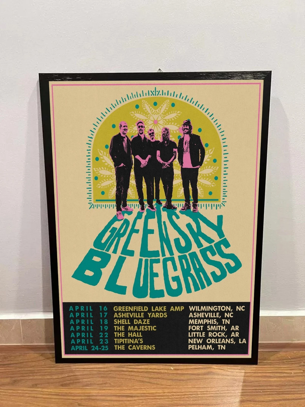 Greensky Bluegrass Spring 2026 Tour Poster – Customizable Print