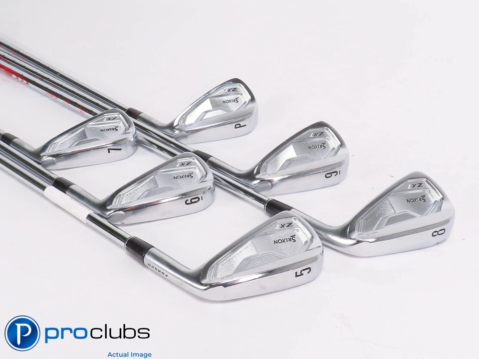 Nice Srixon ZX7 MK II 5-PW IRON SET - Modus 105 Stiff Flex Steel +1" 460219 - Image 2 of 4