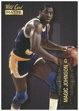 2022 Wild Card Matte #MB-53 Magic Johnson Black