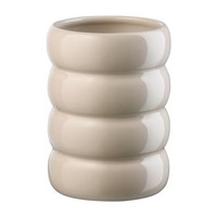 Asa Selection Loopy Vase Blumenvase Tischvase Steingut Beige Ø 10 X H 16 Cm