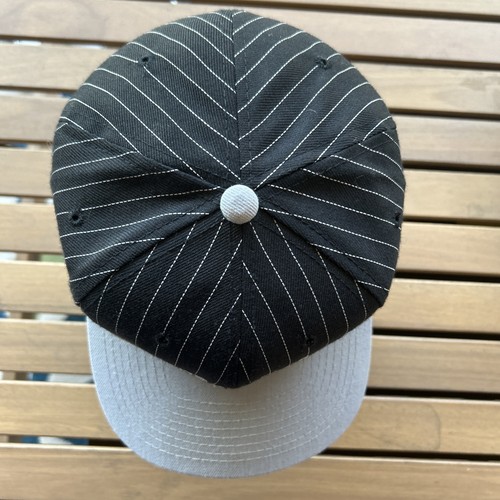 VTG 90s LA Raiders Sports Specialties Pinstripe Script Wool Blend Snapback Hat - Picture 10 of 18