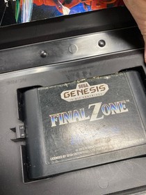Final Zone Sega Genesis 1990 CIB Complete Tested/Working