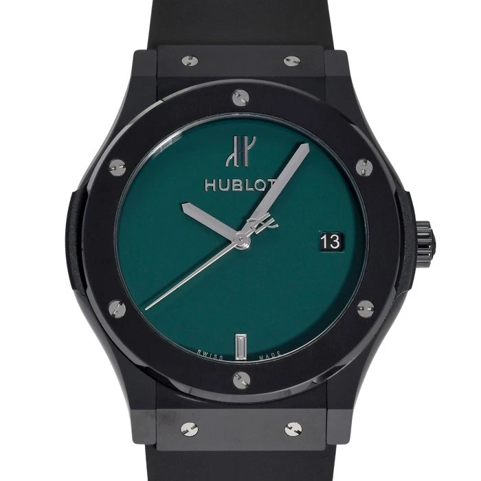 Hublot — Hublot Classic Fusion 511.CM.5270.RX.MYOS Ceramic 45.0mm Green Dial #YKW521