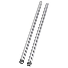 Cycle Standard 39MM Chrome Fork Tubes - 33 inch - 8 Over