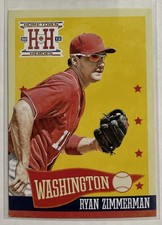 2013 Hometown Heroes Baseball Ryan Zimmerman Card #140 Complete Your Set! ⚾️