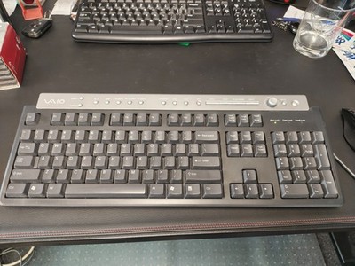 TESTED Vintage Sony VAIO Multimedia Keyboard PCVA-KB7P/U PS 2