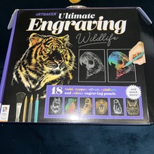 Ultimate Engraving Wildlife Kit Create Stunning Art Exotic Wildlife New Sealed