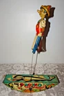 1939 Walt Disney Marx Vintage Windup Pinocchio Acrobat Tin Toy - WORKS