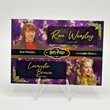 Harry Potter Ron Weasley Lavender Dual Auto 5/5 Violet Gold 2025 Kakawow TG-21