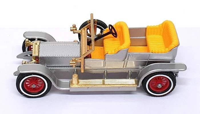 Matchbox Appx 9cm Long Diecast Y-10 - 1906 Rolls Royce Silver Ghost - Silver - Image 4 of 4