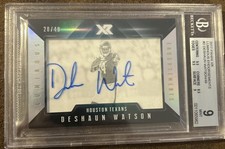 2017 Panini XR - Luminous Endorsements Deshaun Watson #LE-DW /49 (AU, RC)