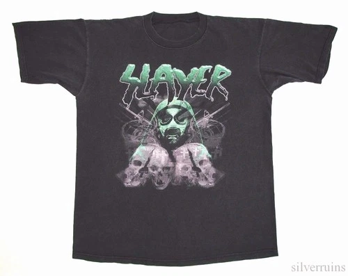 Slayer Vintage T Shirt Ozzfest Tour 90's Concert Chemic 1990s vintage concert t-shirt, vintage, size XL, single stitch, B+ condition
