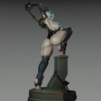 Ivy figure kit - Unpainted 3D printed resin model kit