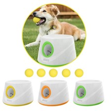 Dog Automatic Ball Launcher With 5 Balls Pet Ball Thrower Interactive Game