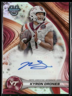 2024 Bowman University Best #BOA-KD Kyron Drones Best of 2024 Autographs