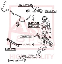 Rotule de suspension Mitsubishi MONTERO