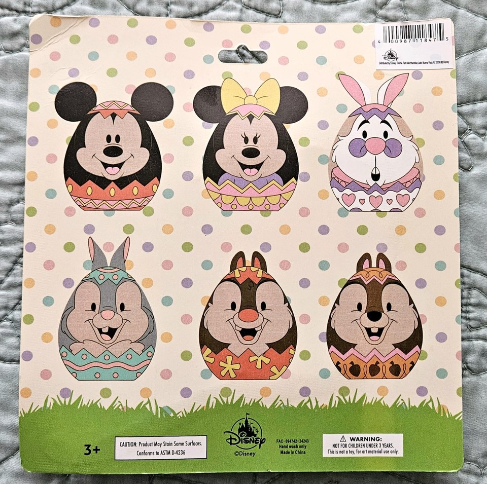 Disney Parks Easter Eggstravaganza 2025 Wooden Egg Paint kit - Minnie ...