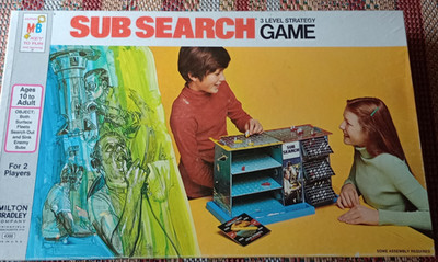 1977 Sub Search Game by Milton Bradley Complete in Great Condition 