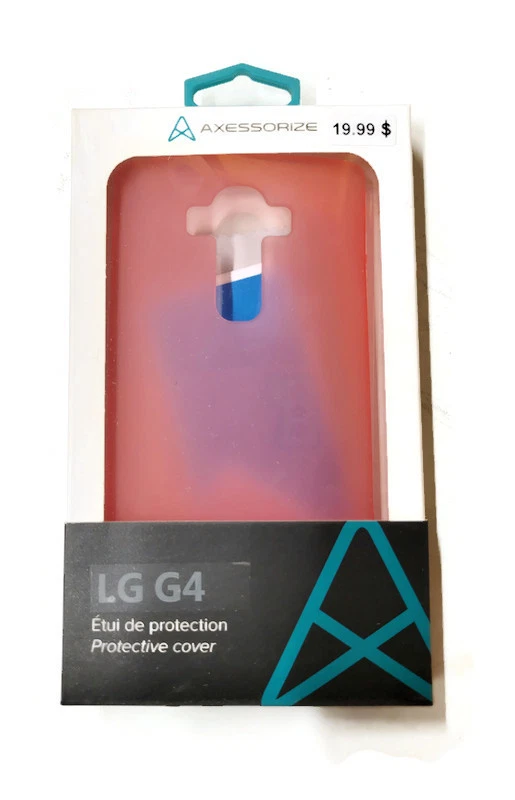 Axessorize Silicone Case For Lg V10 G4  Vs986 H810 Ls991 H811 Translucent Pink  - Image 2 of 2