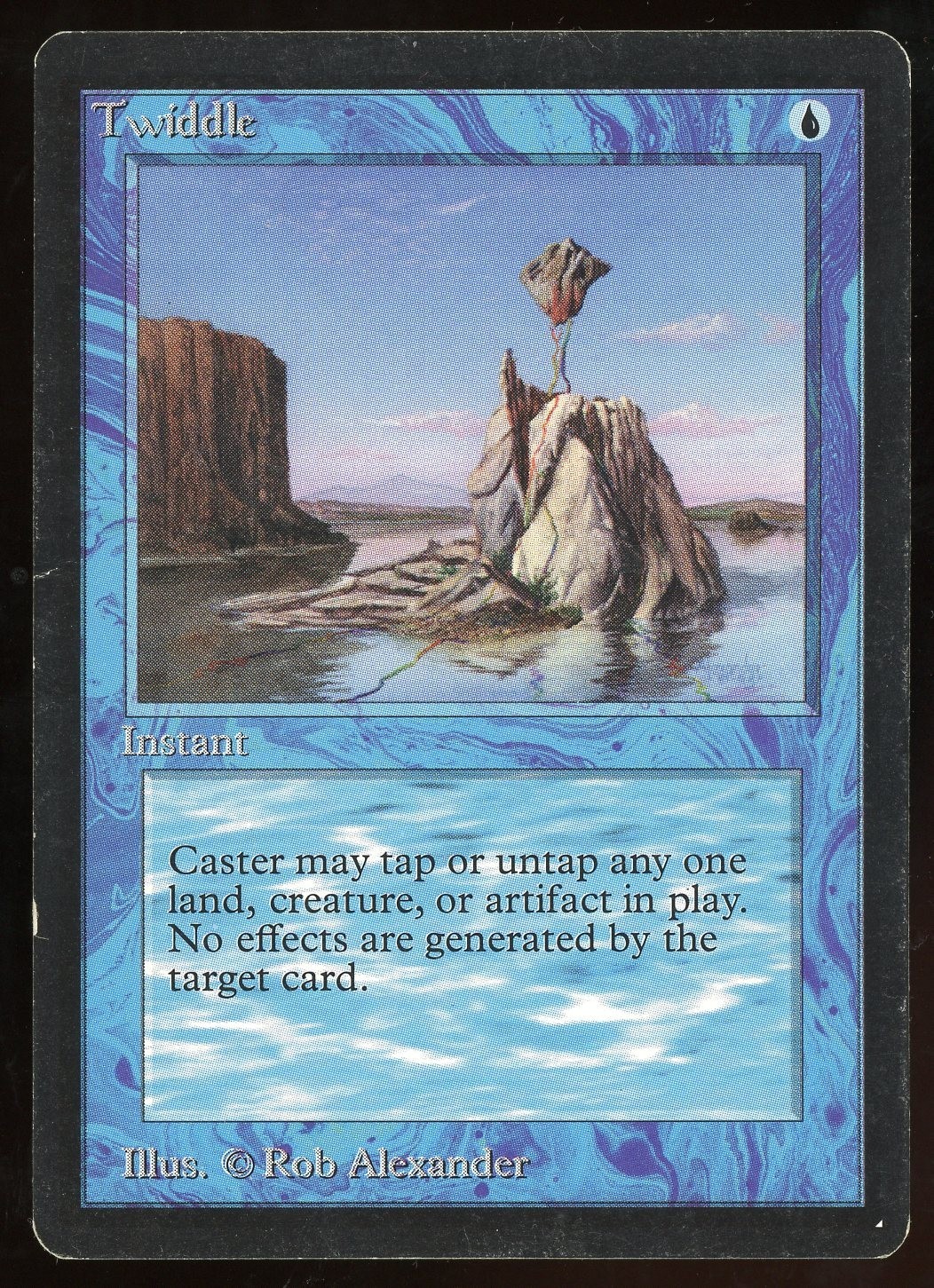 1993 MTG Magic the Gathering Beta Twiddle LP Raw TCG