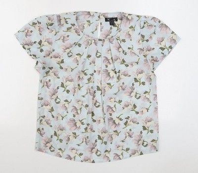 Basic-Bluse Damen UK Größe 14 Cutie Blau